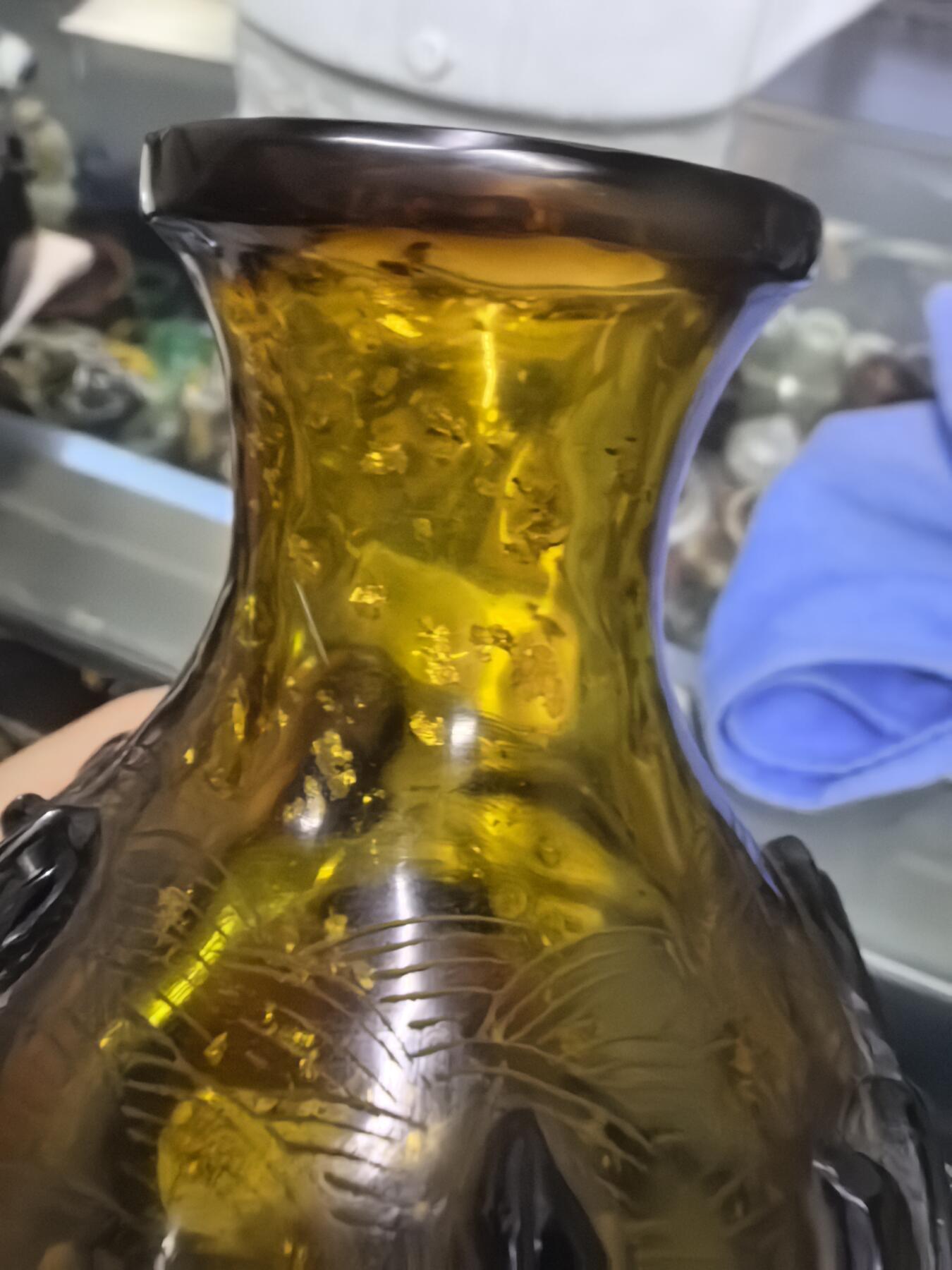 旧藏琉璃瓶 全品如图 尺寸:15.2*0.8cm 手工测量稍有1～2毫米误差