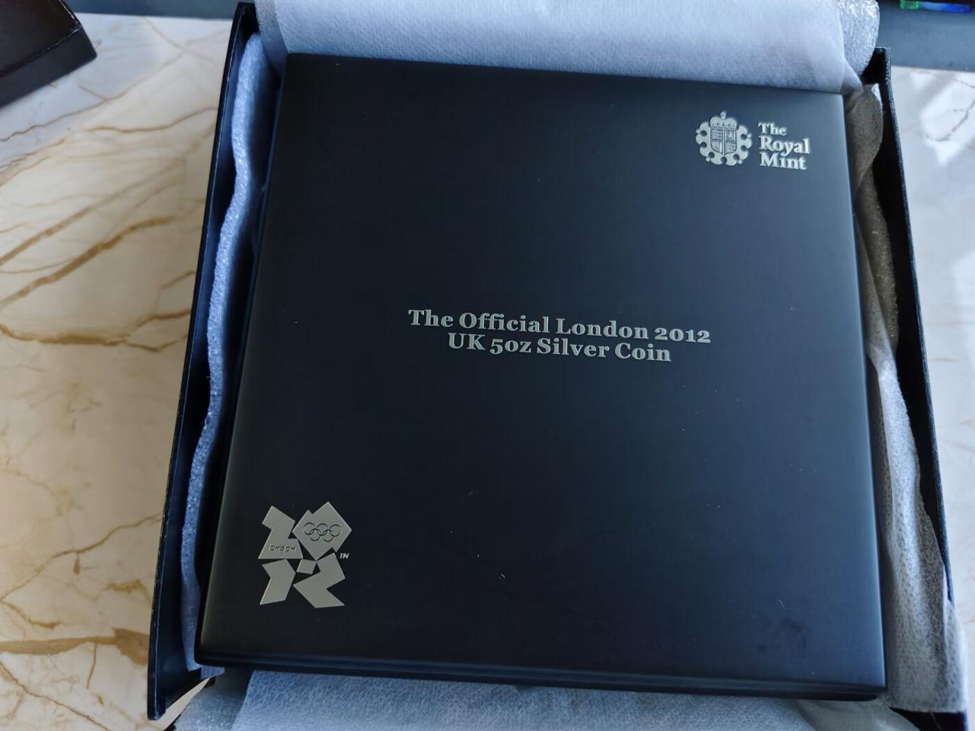 第187期拍卖 获奖币英国2012年伦敦奥运飞马精制纪念银币，荣获世界硬币大奖赛