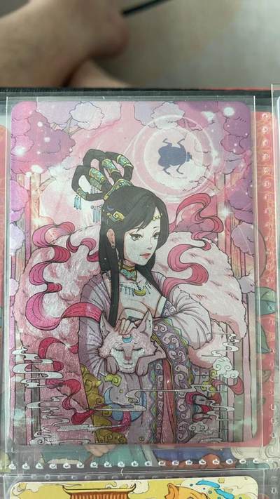 龙虎拍卖第③场，这个③注定不一般 - 小花瓣 心月狐 双签粗闪卡（小安老肥阳） 同好会限定