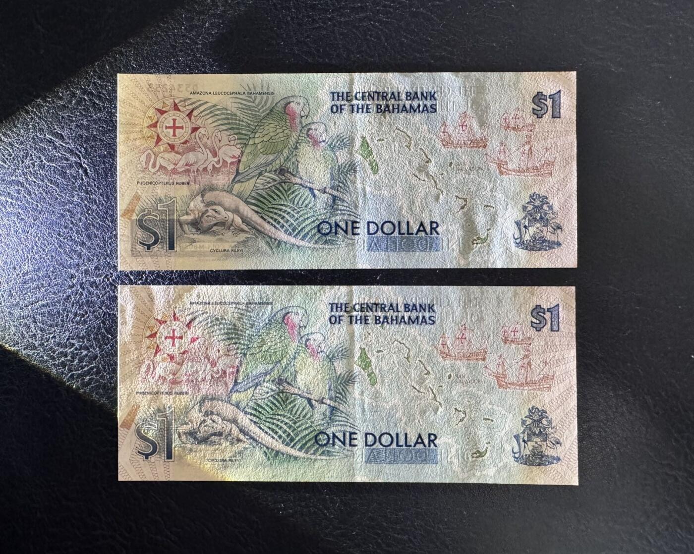 收藏联盟Quantum Auction 第375期拍卖  巴哈马1992年1元发现美洲新大陆纪念钞两周 品相AU 
