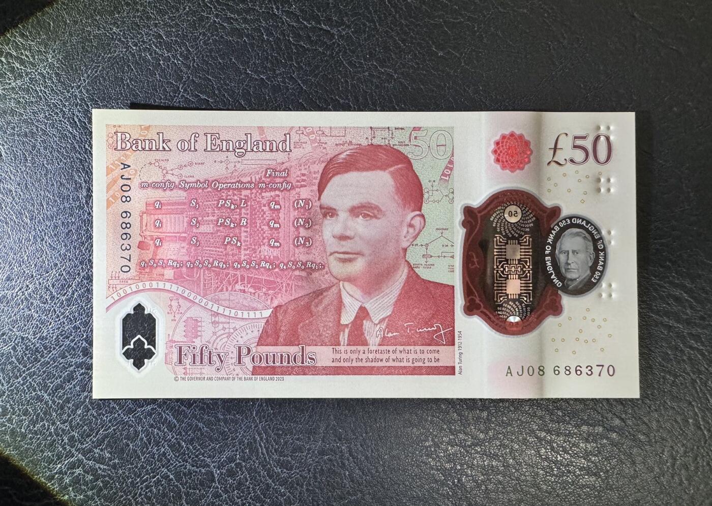 收藏联盟Quantum Auction 第375期拍卖  英国2025年50镑 品相全新UNC 号码无4 AJ冠 查理三世国王