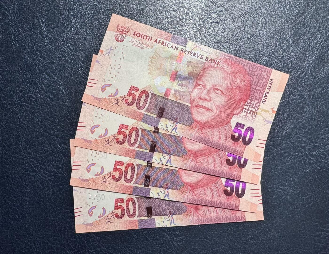 收藏联盟Quantum Auction 第375期拍卖  南非2017年50兰特四张 品相全新UNC