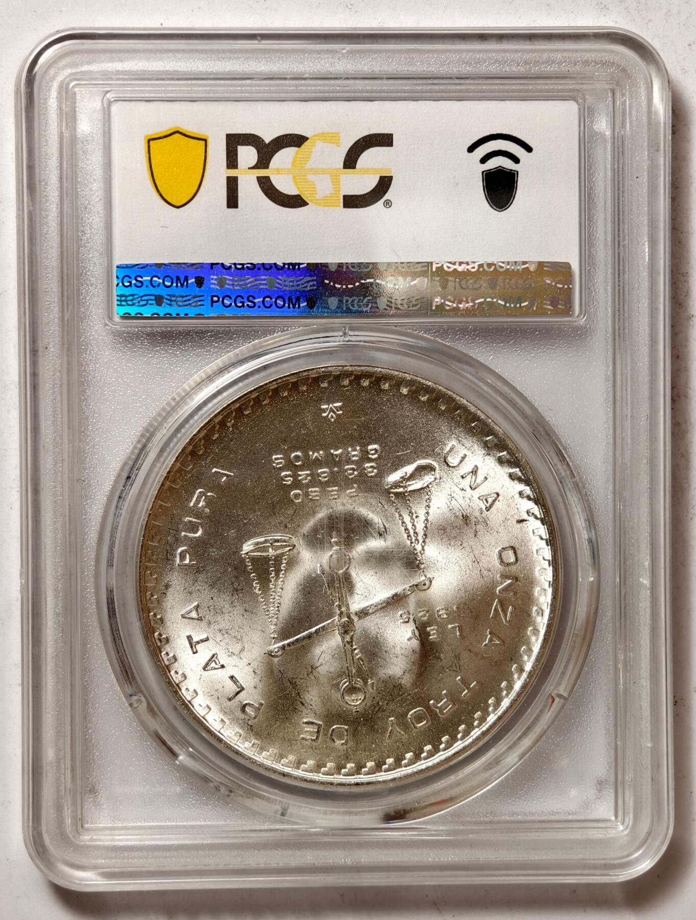 紫瑗钱币——第422期 墨西哥  1979年 MO 天平铸币机纪念币 PCGS MS65