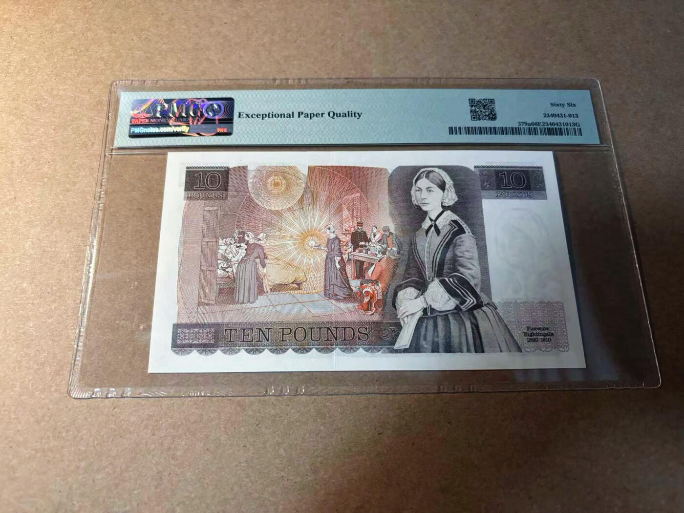 【Blue Auction】✨世界纸币精拍第542期【精】  英国 D序列 1975-80年10镑 PMG66EPQ  