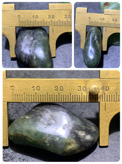 青花，青玉双色和田玉独籽一颗 青花，青玉双色和田玉独籽一颗