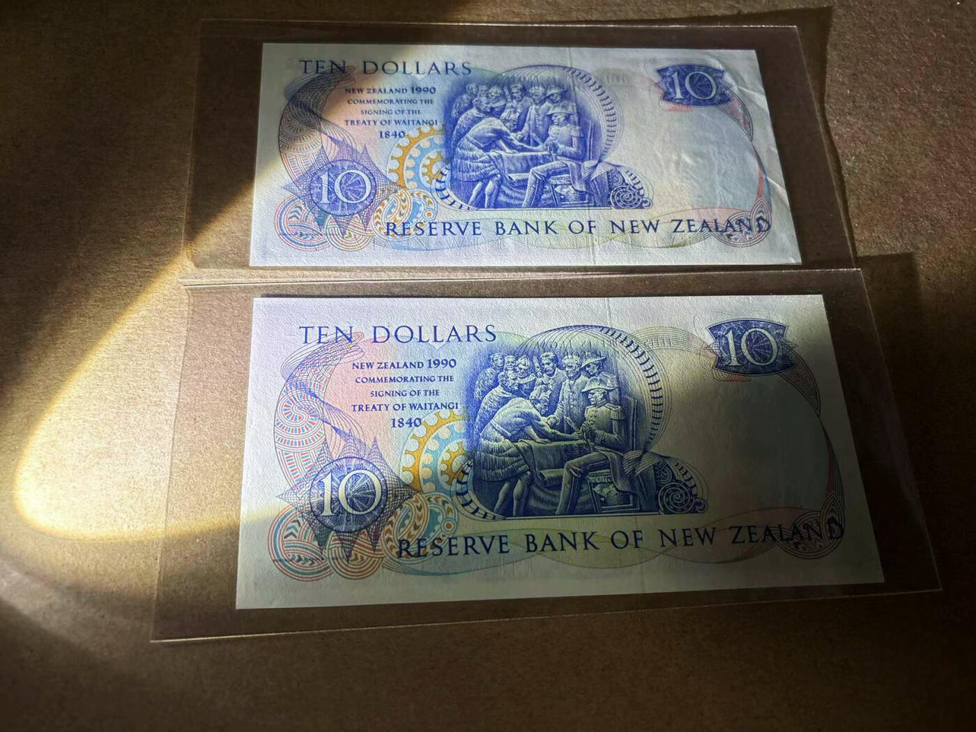 【Blue Auction】✨世界纸币精拍第542期【精】 【一组2张 AAA冠无47】新西兰 1990年10元 女王 UNC-