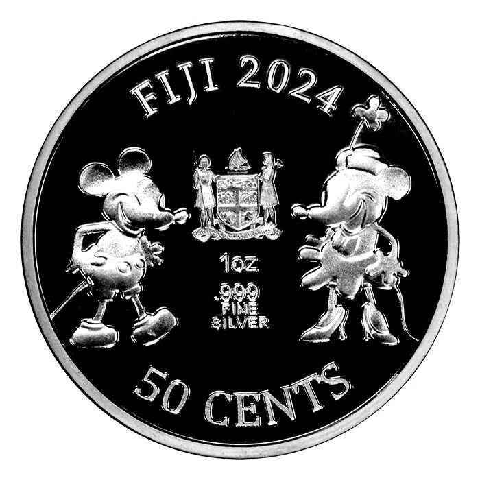 2024 斐济汽船威利号.999银币 1盎司