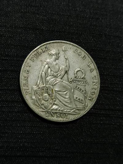 臻藏泉阁国内外钱币 - 秘鲁1索尔银币