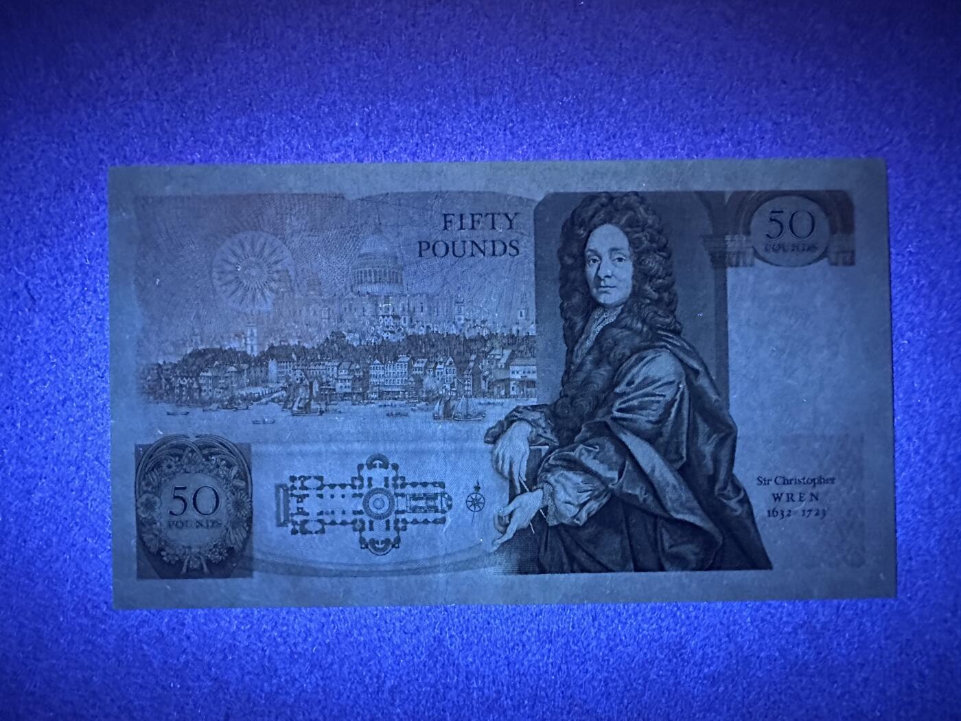 《张总收藏》167期-中秋外币高货特辑 英格兰50镑 UNC D序列 首签 A01冠 无4