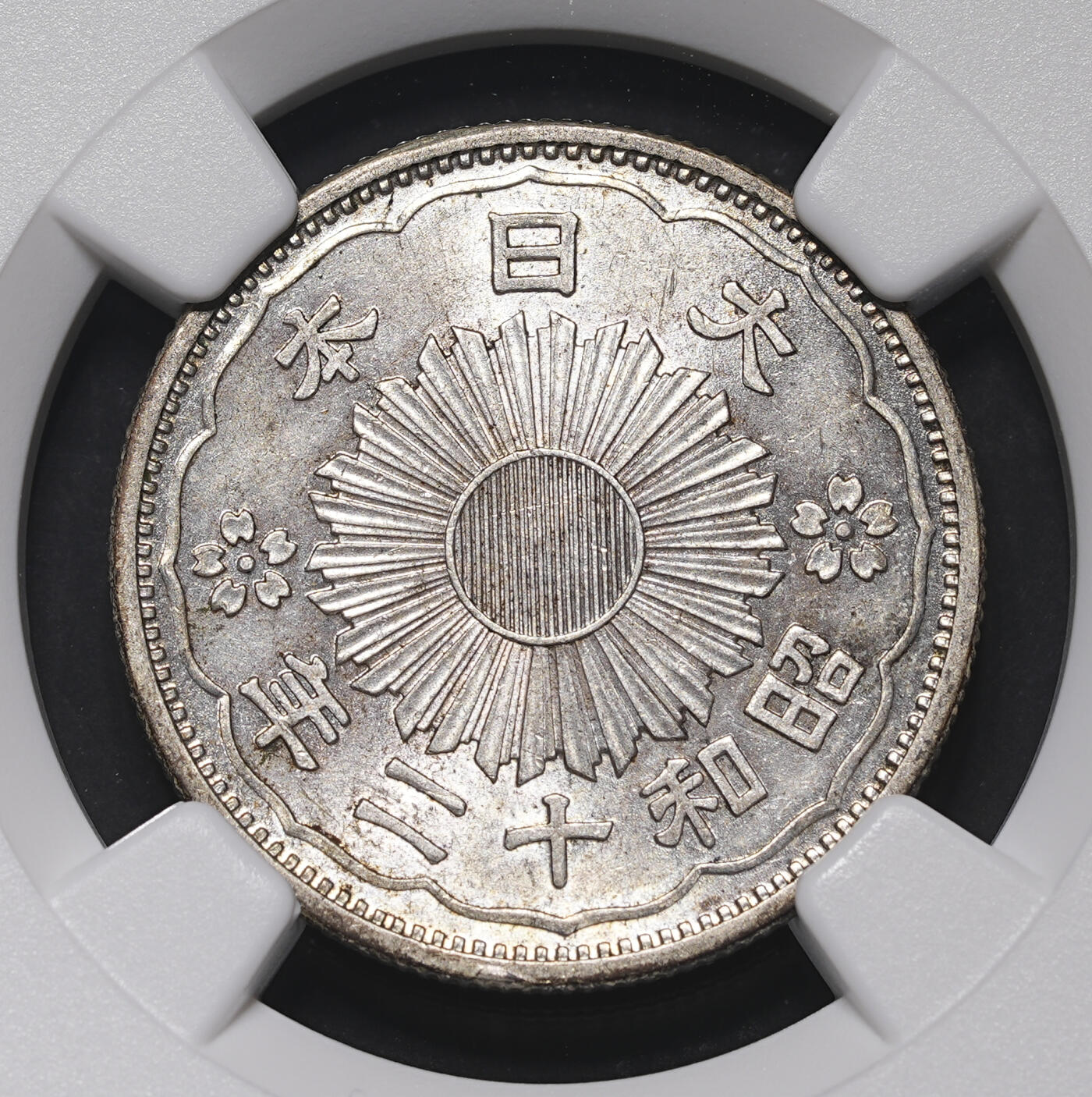 修遠堂世界钱币第三十九期 全场包邮 NGC 评级 双凤五十钱银币两枚 淡彩包浆