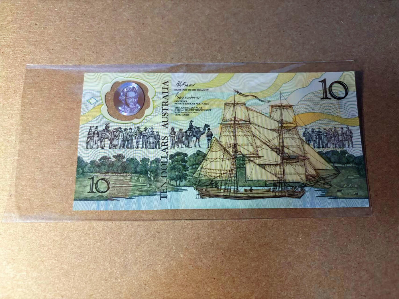【Blue Auction】✨世界纸币精拍第544期【精】 【无47】澳大利亚1988年10元塑料钞 大帆船移民200周年纪念钞 全新UNC