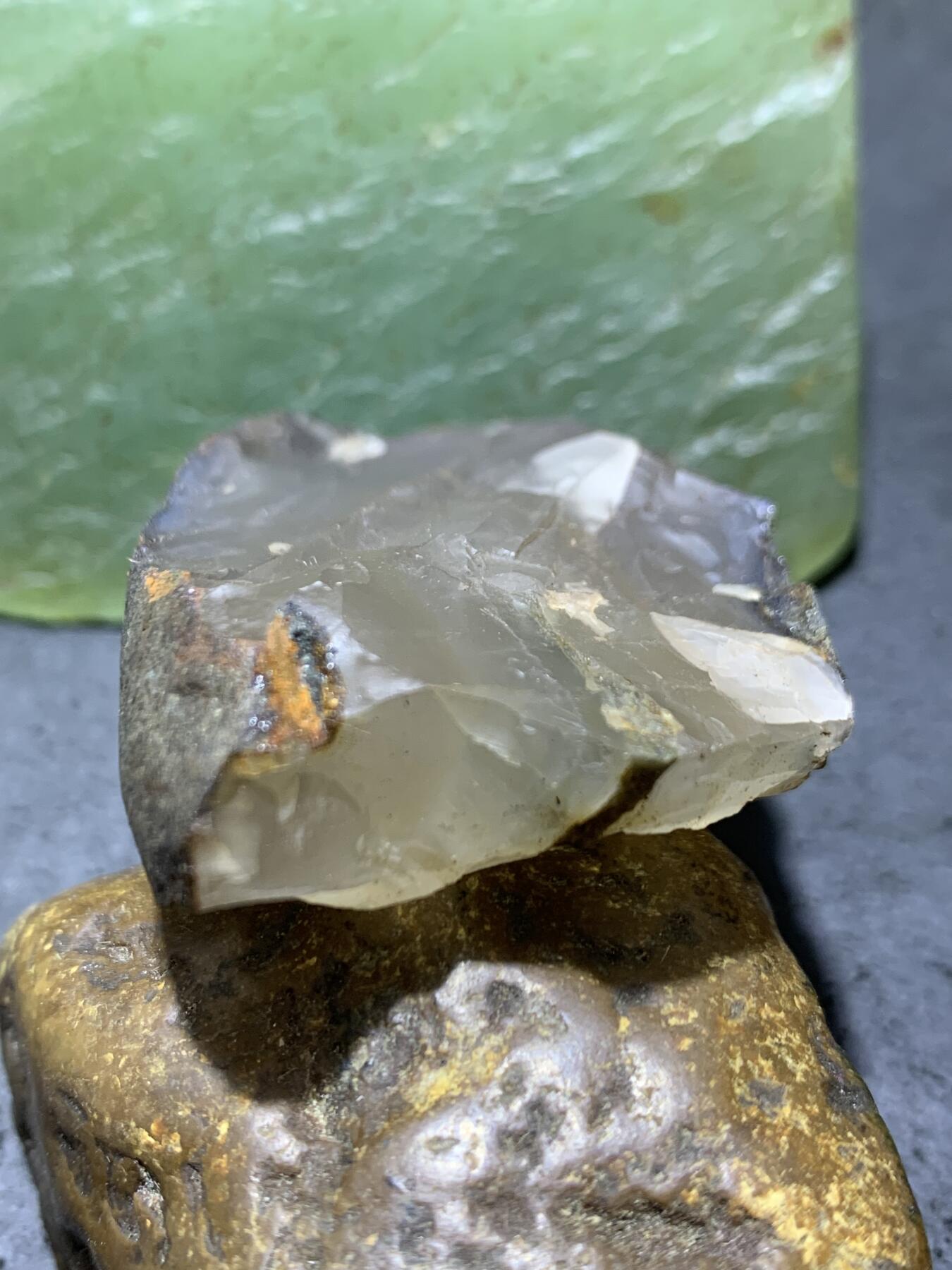 精美铁皮荔枝冻原皮大开窗料南红玛瑙原石一颗