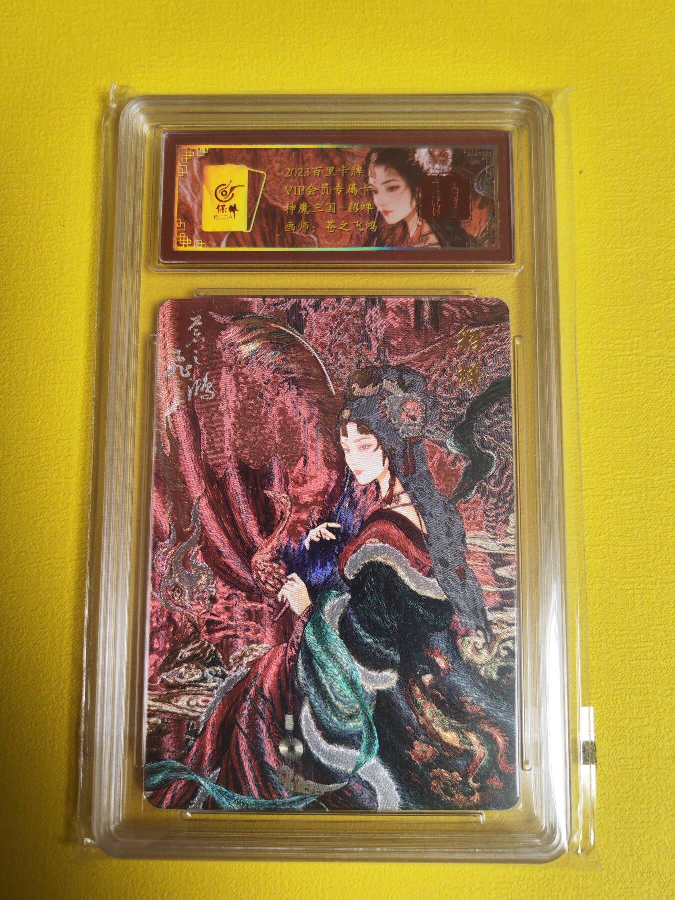 阳大大卡牌超级大甩拍第16期（持续收拍品，进群福利早知道） 神魔三国貂蝉粗闪
