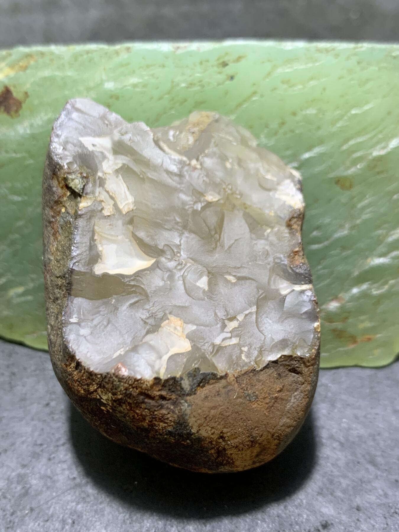 精美铁皮荔枝冻原皮大开窗料南红玛瑙原石一颗