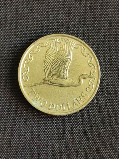 2024年第四场外国散币(免佣金) - 新西兰🇳🇿1990年2元(原光好品)