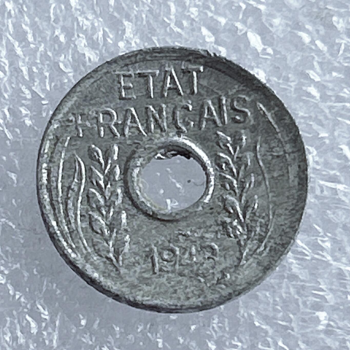 海外回流1元起拍小铺 各国钱币散币场 第16期 法属印度支那1943年版1分