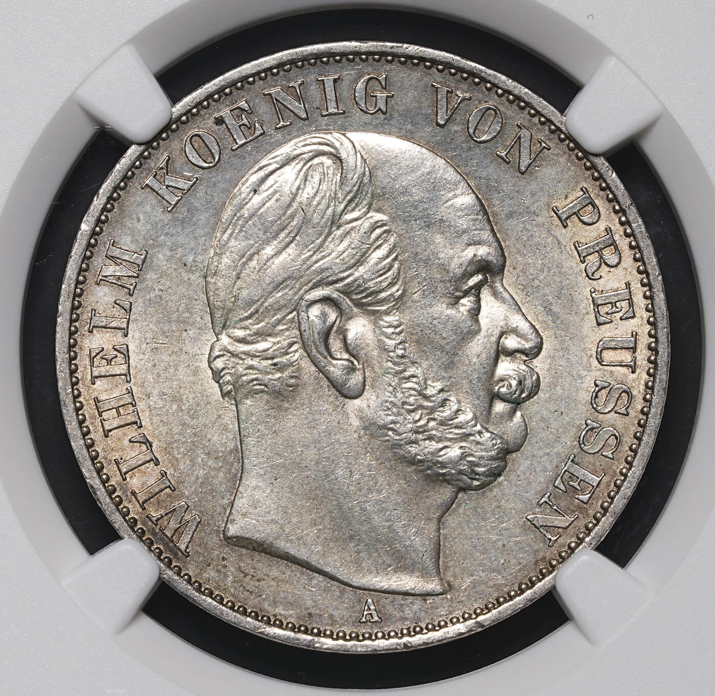 修遠堂世界钱币第三十九期 全场包邮 NGC MS62 1871年普鲁士-普法战争胜利1泰勒银币