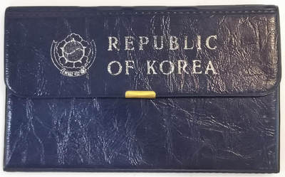 1970韩国大钱包银币六枚套 名誉品 - 1970韩国大钱包银币六枚套 名誉品
