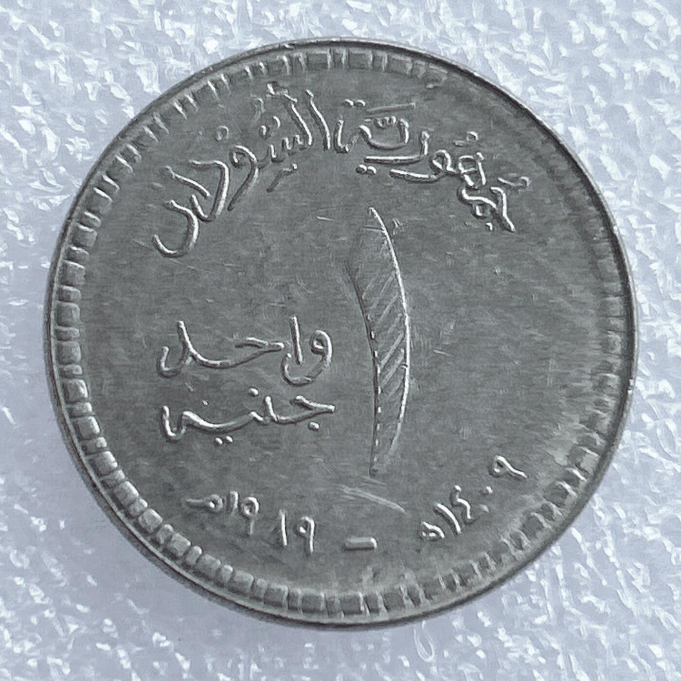 海外回流1元起拍小铺 各国钱币散币场 第16期 苏丹1镑钢镍币 喀土穆银行