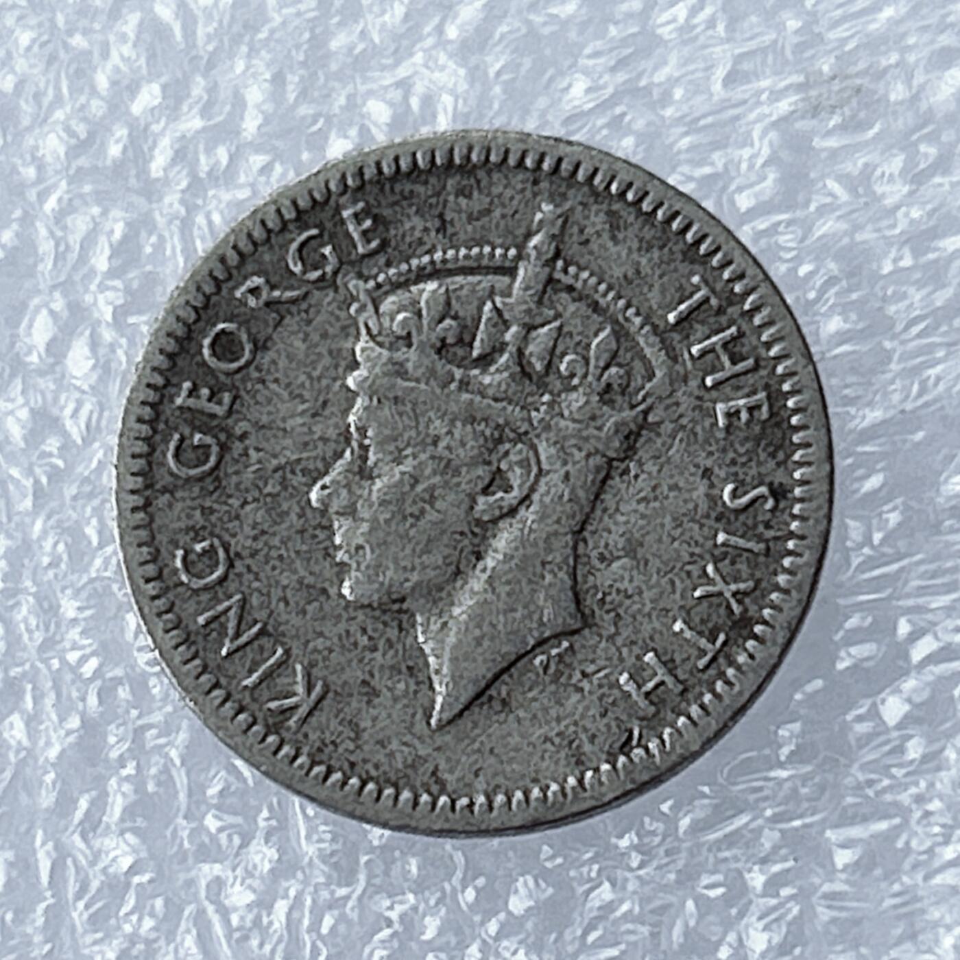 海外回流1元起拍小铺 各国钱币散币场 第16期 英属南罗德西亚1951年3便士镍币 乔治六世