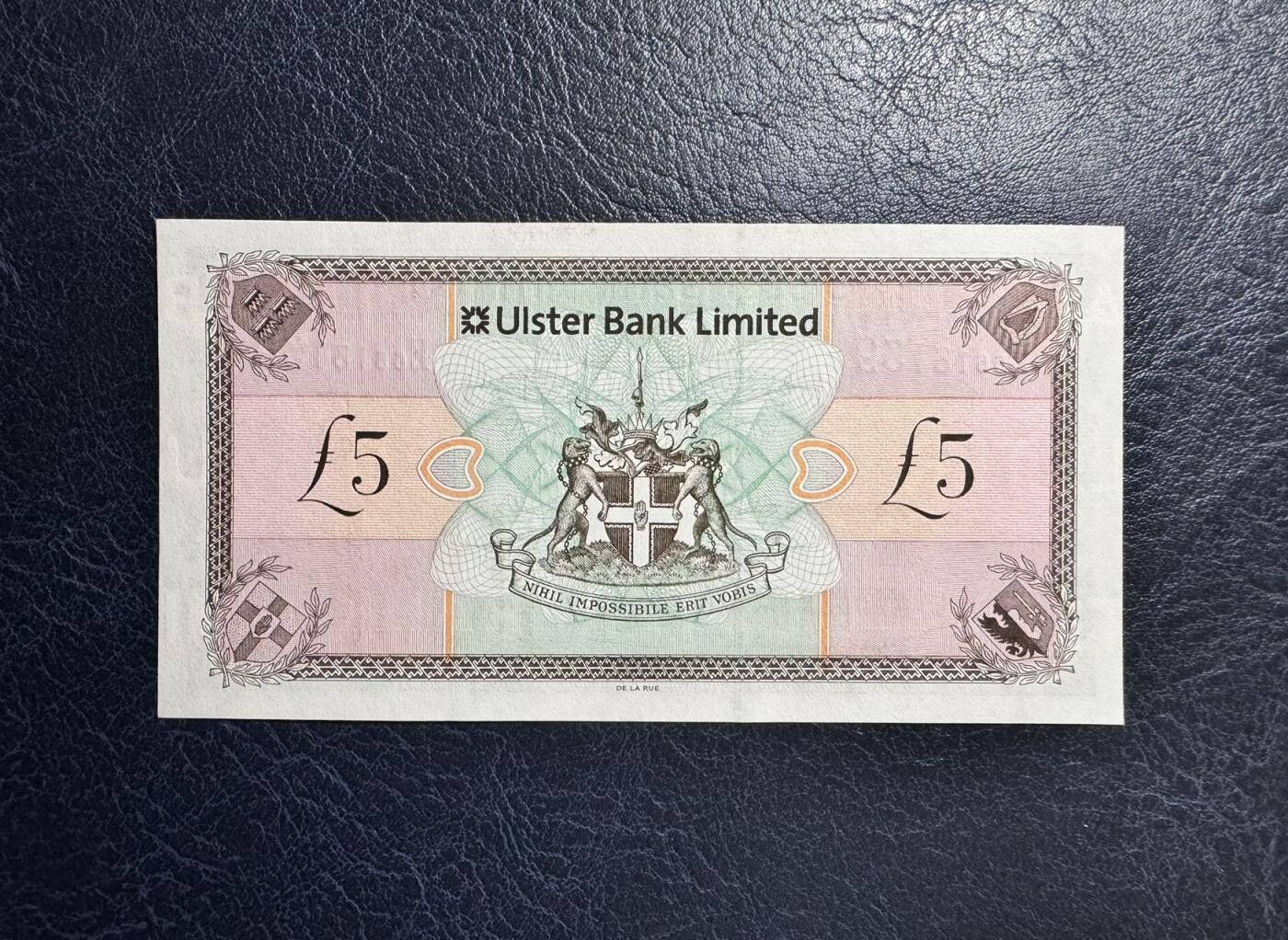 收藏联盟Quantum Auction 第376期拍卖  北爱尔兰阿斯特银行2013年5镑 品相全新UNC 号码无47