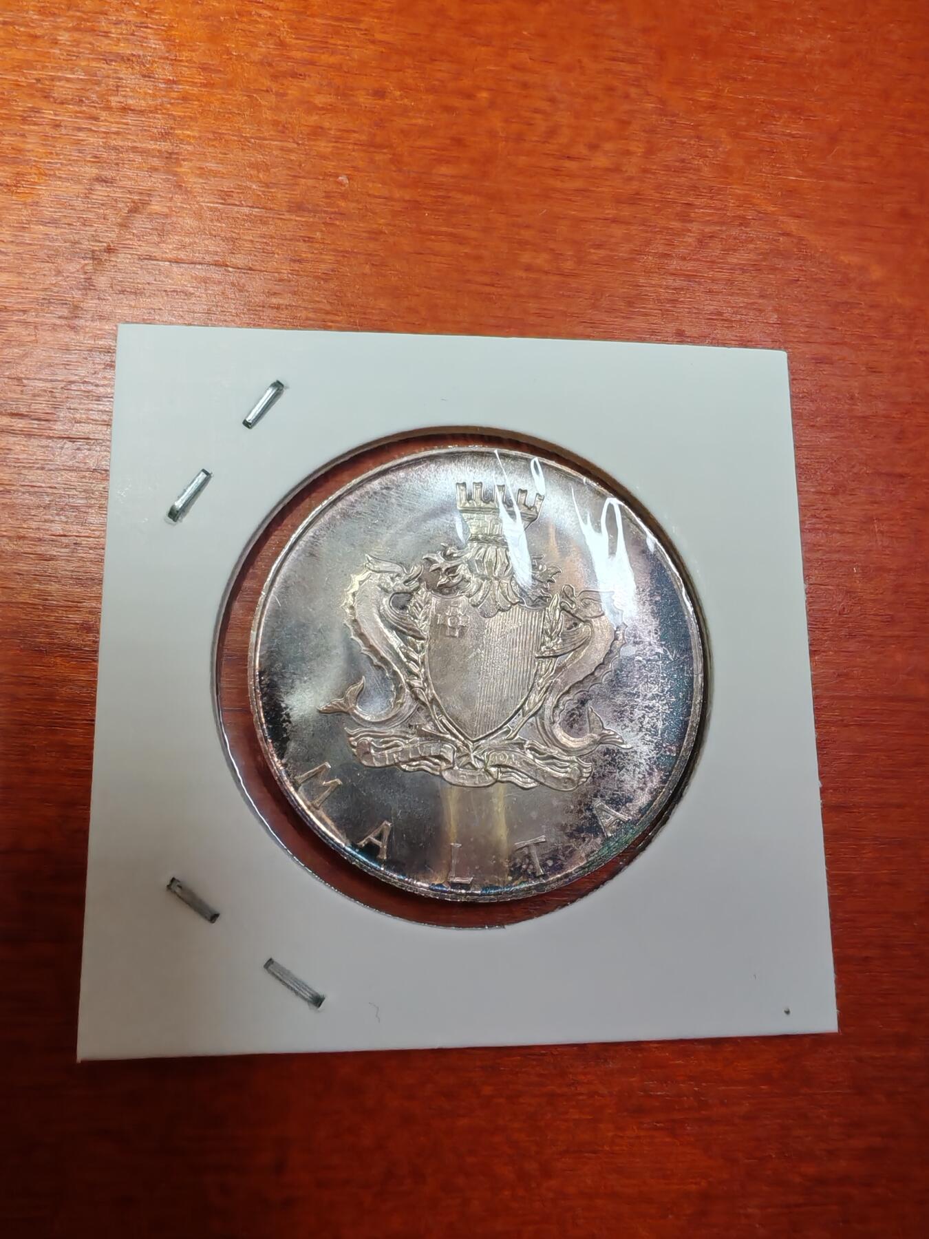 长老汇龙年精选第三十场拍卖 1972马耳他1镑银币，类精制，5.5万枚