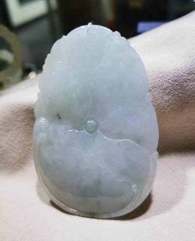 纯天然A货翡翠吊坠挂件和和美美 - 纯天然A货翡翠吊坠挂件和和美美