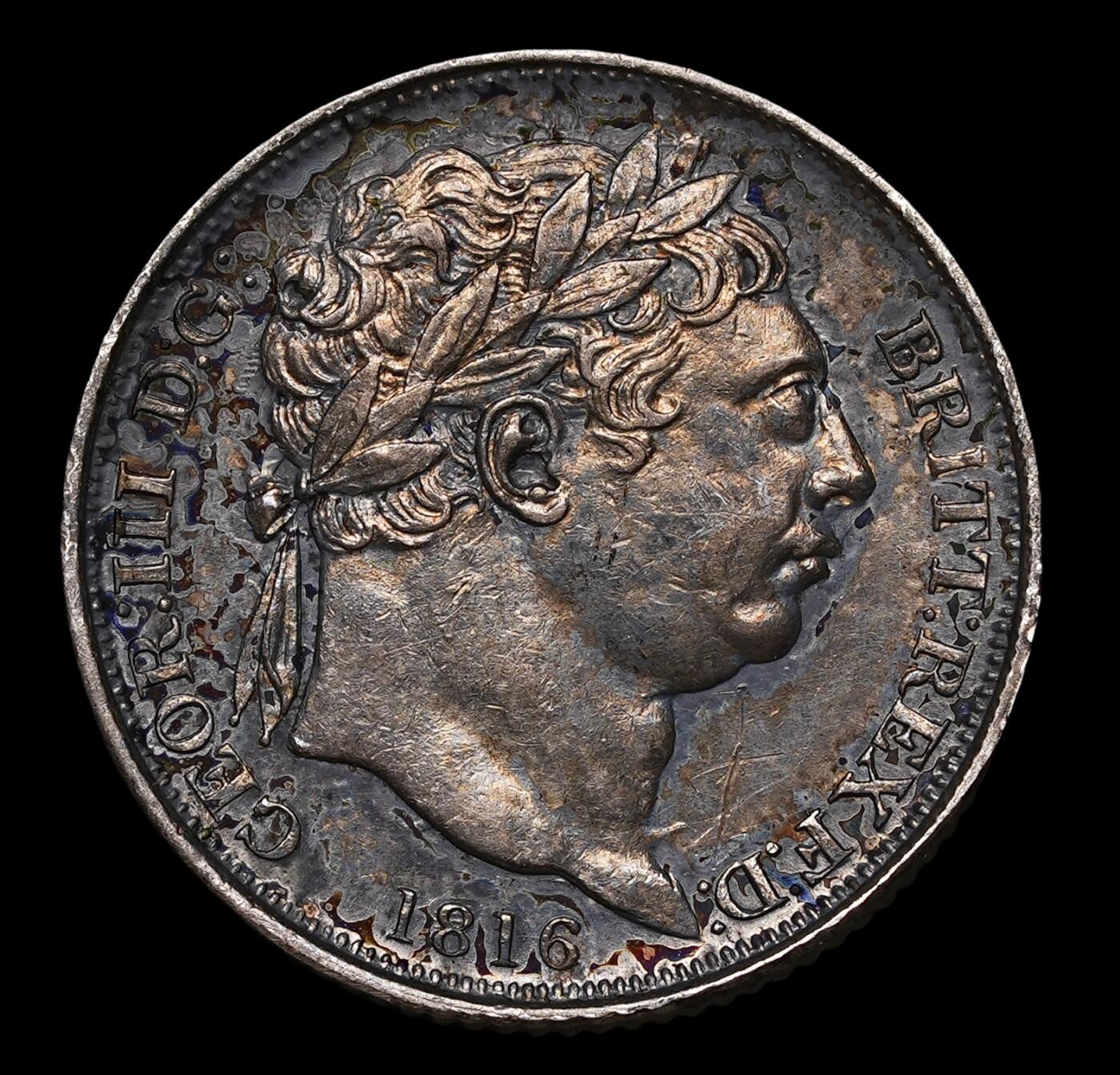 修遠堂世界钱币第三十九期 全场包邮 1816年英国6便士银币