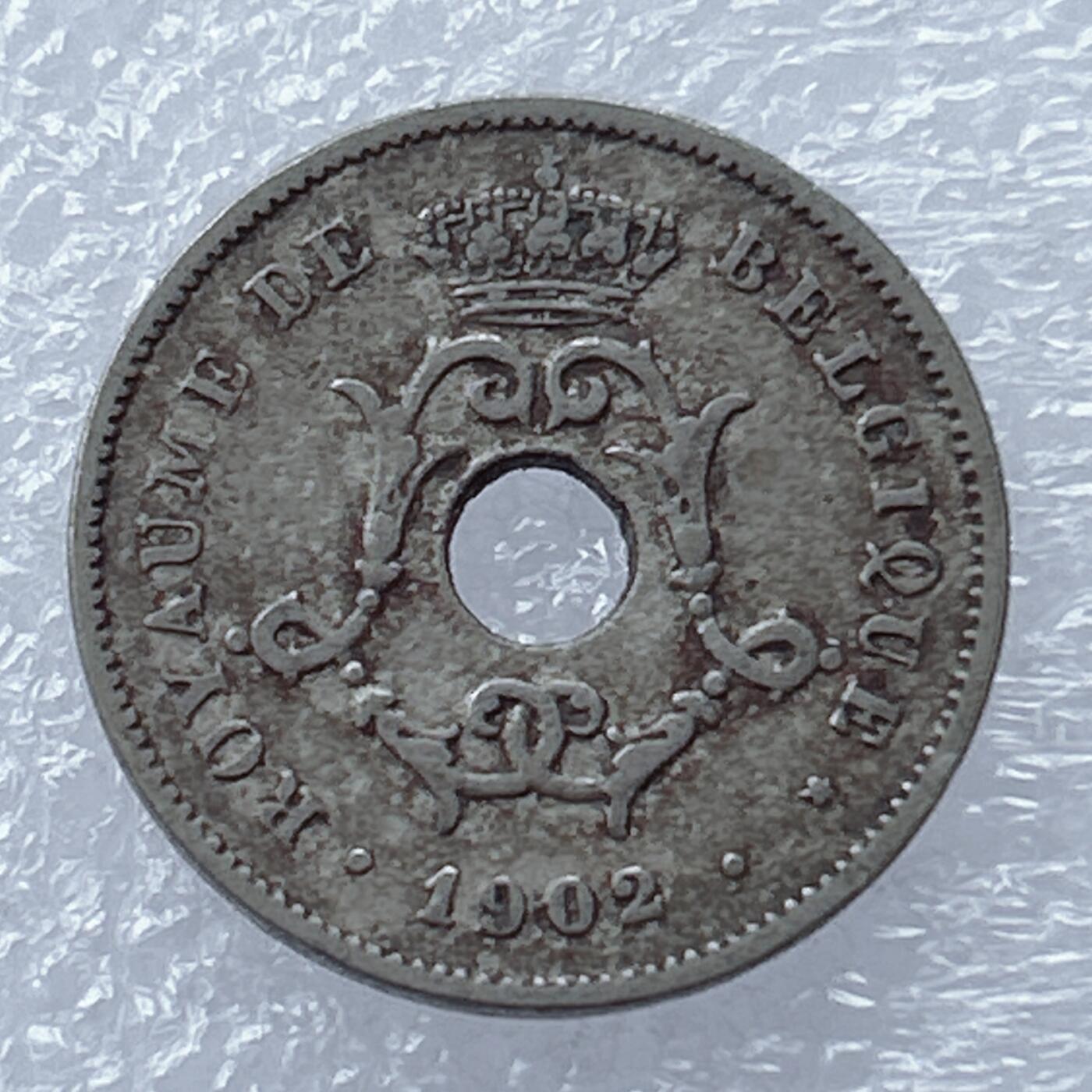 海外回流1元起拍小铺 各国钱币散币场 第16期 比利时1902年10分