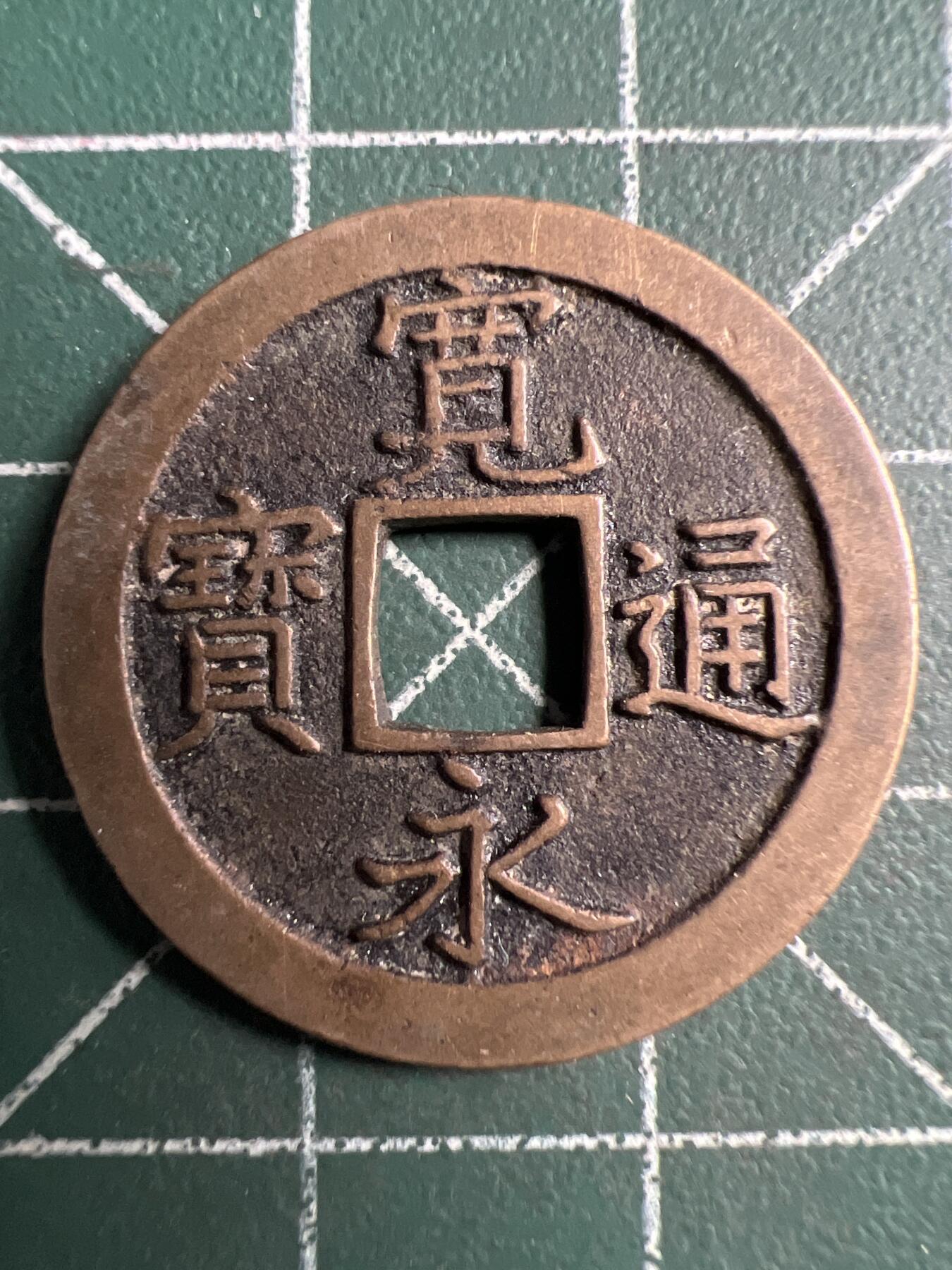 第708期 硬币专场 （无押金，捡漏，全场50包邮，偏远地区除外，接收代拍业务，本店十天发一次货） 宽永通宝  背字文