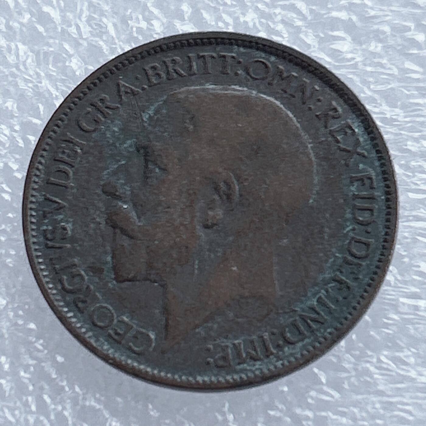 海外回流1元起拍小铺 各国钱币散币场 第16期 英国1925年1/2便士铜币