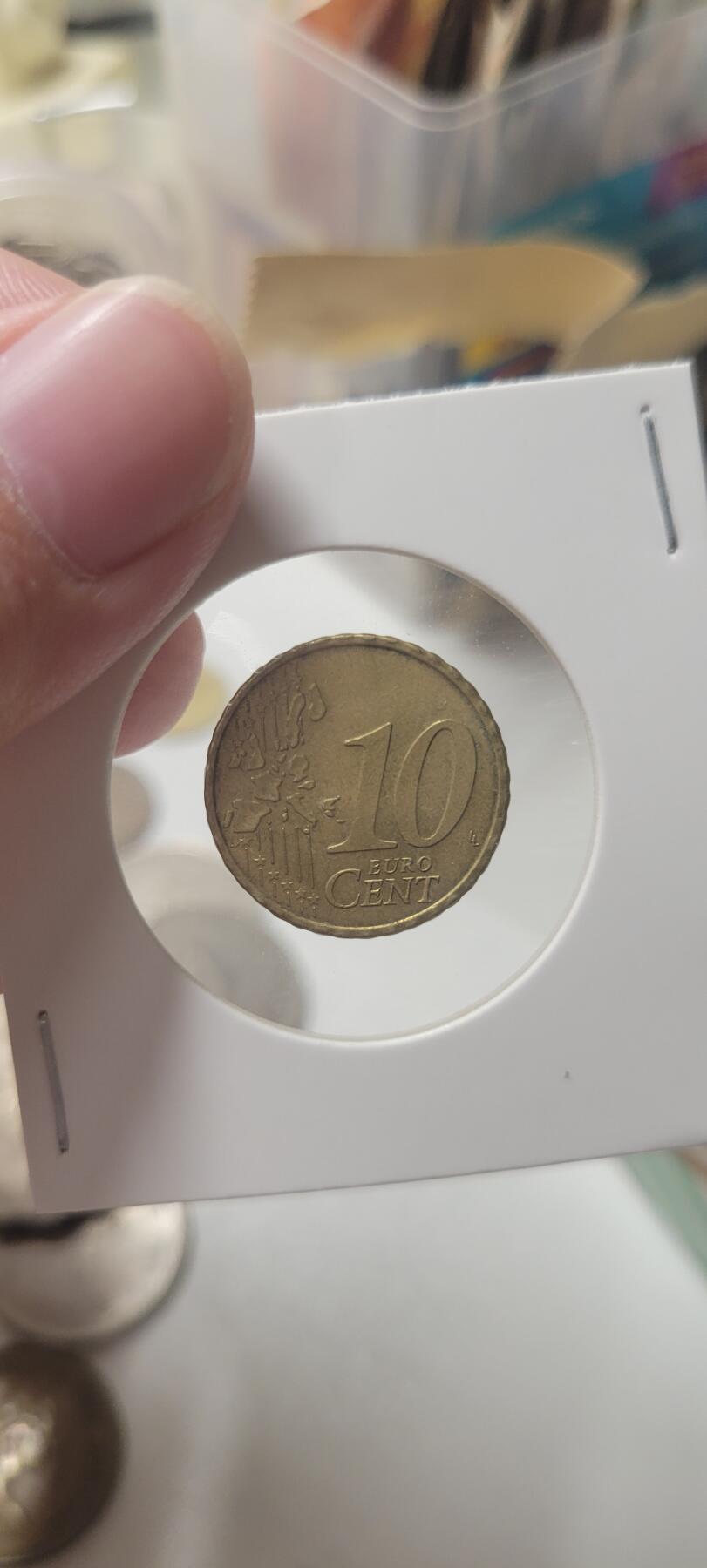 2024第十六期 欧元硬币，50分，20分，10分。