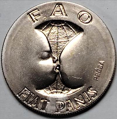 布加迪🐬～世界钱币(上海)🌾第 148 期 /  🇬🇧🇵🇪🇲🇾🇹🇻🇬🇷各国币及散币 - 波兰🇵🇱  1971年 10兹罗提 FAO纪念币 ～J