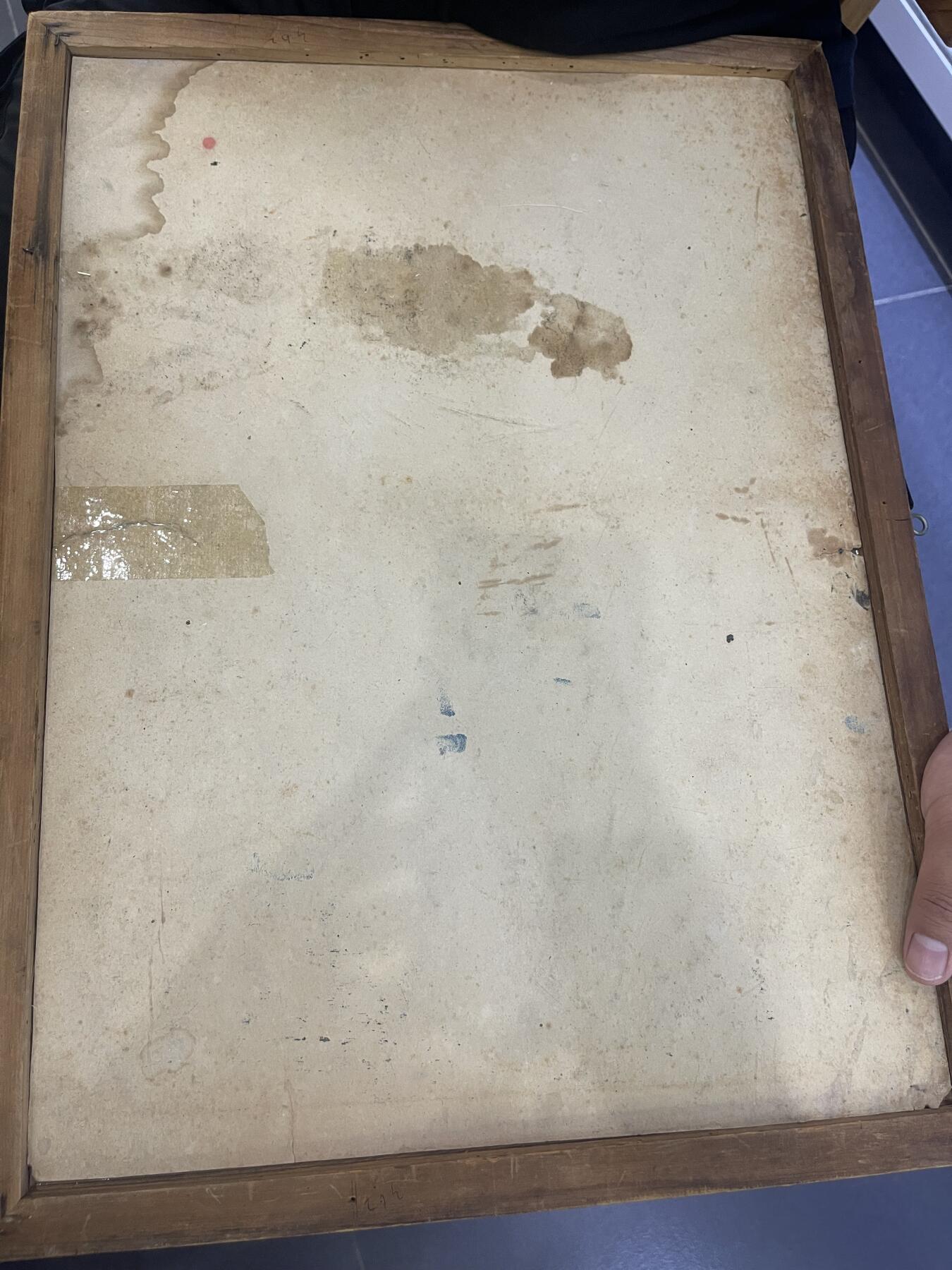 六十年代刘海粟先生油画作品，51*38cm，镜框， 刘海粟，江苏武进人，民盟盟员，中国近现代中国画家、油画家、书法家、美术教育家、美术史论家、社会活动家，
