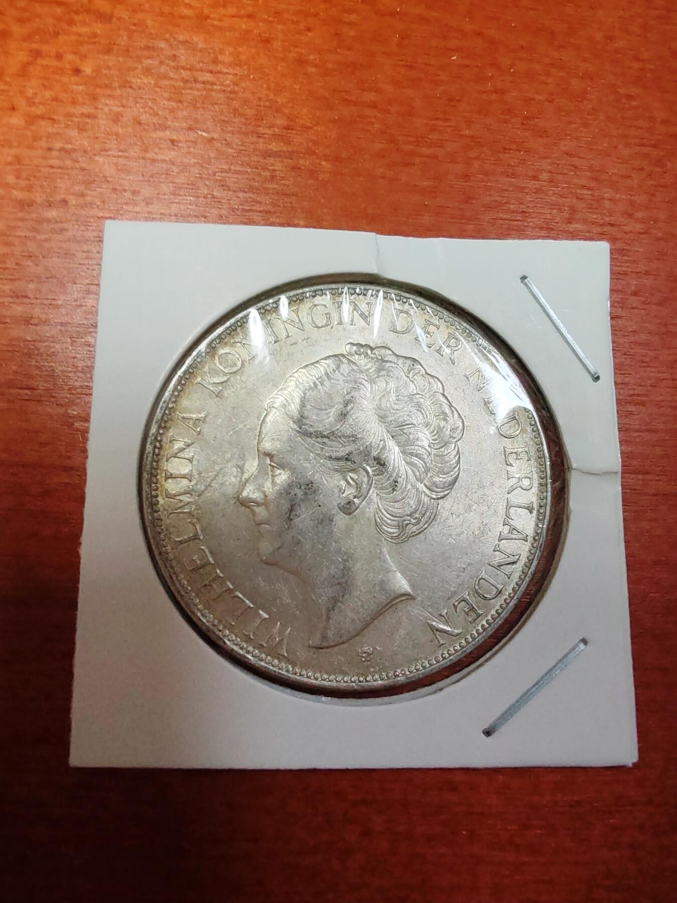 长老汇龙年精选第三十场拍卖 1938荷兰威廉明娜2.5盾银币