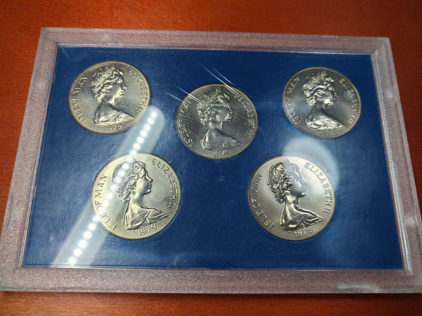 长老汇龙年精选第三十一场拍卖 1979马恩千年5枚纪念铜镍币套装，无外纸