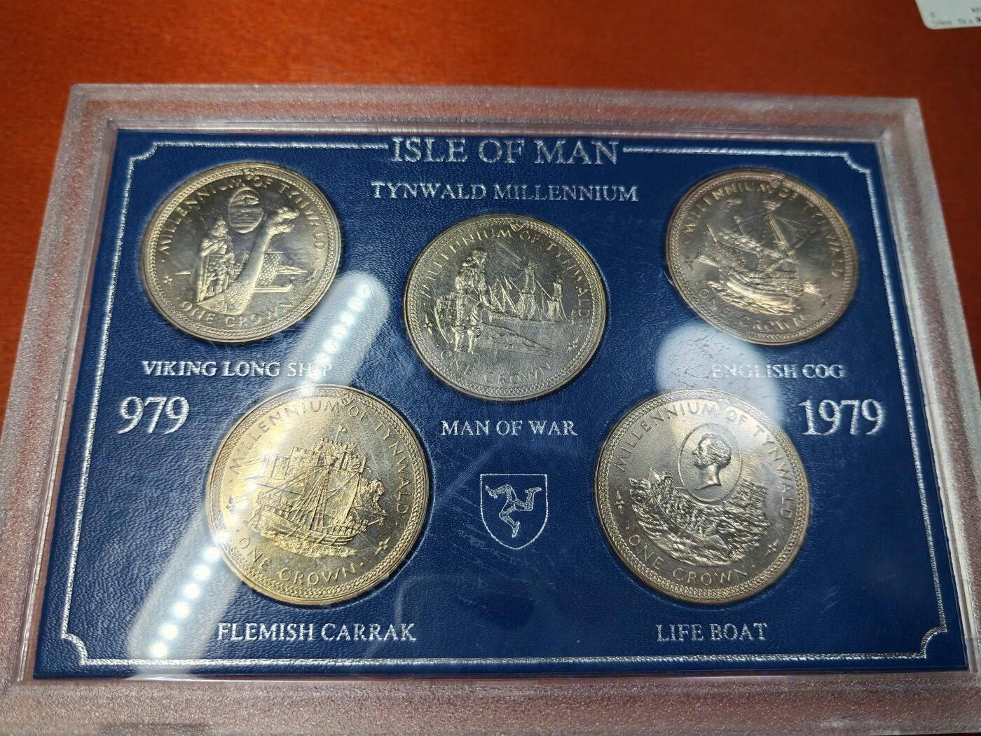 长老汇龙年精选第三十一场拍卖 1979马恩千年5枚纪念铜镍币套装，无外纸
