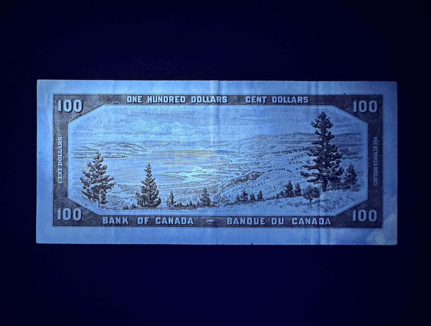 收藏联盟Quantum Auction 第377期拍卖  加拿大1954年100元 非全新 品相如图  
