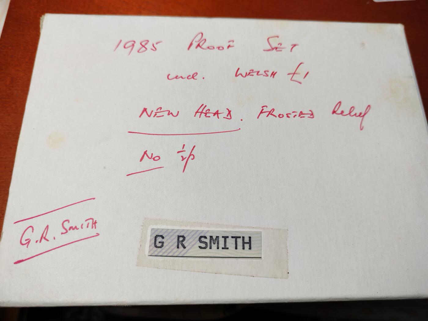 长老汇龙年精选第三十一场拍卖 1985英国年度钱币套币7枚精制币，含造币厂章