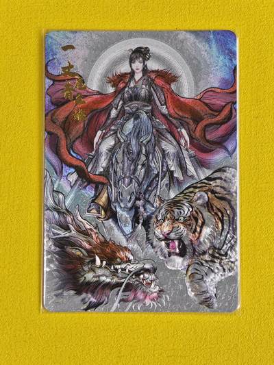 ♥国庆欢乐场：玩卡战线超级大甩拍第11期（好物、稀缺、镇册之宝） 卡德曼-张建东绘扈三娘2粗闪卡