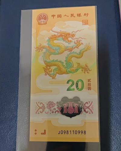 小骏钱币 - 龙钞倒置尾8
