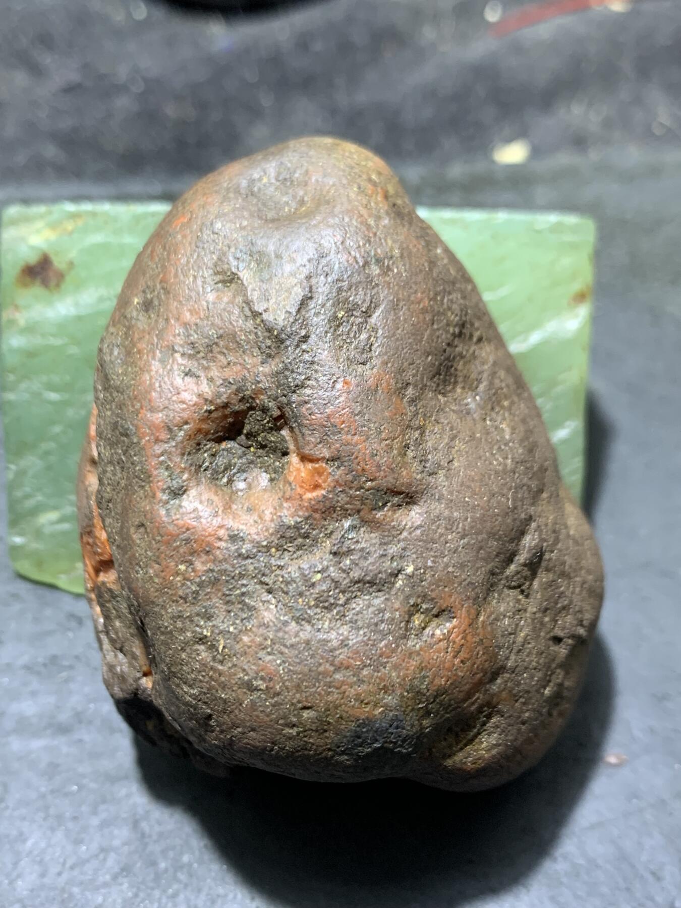 精美铁皮荔枝冻心原皮大开窗料南红玛瑙原石一颗
