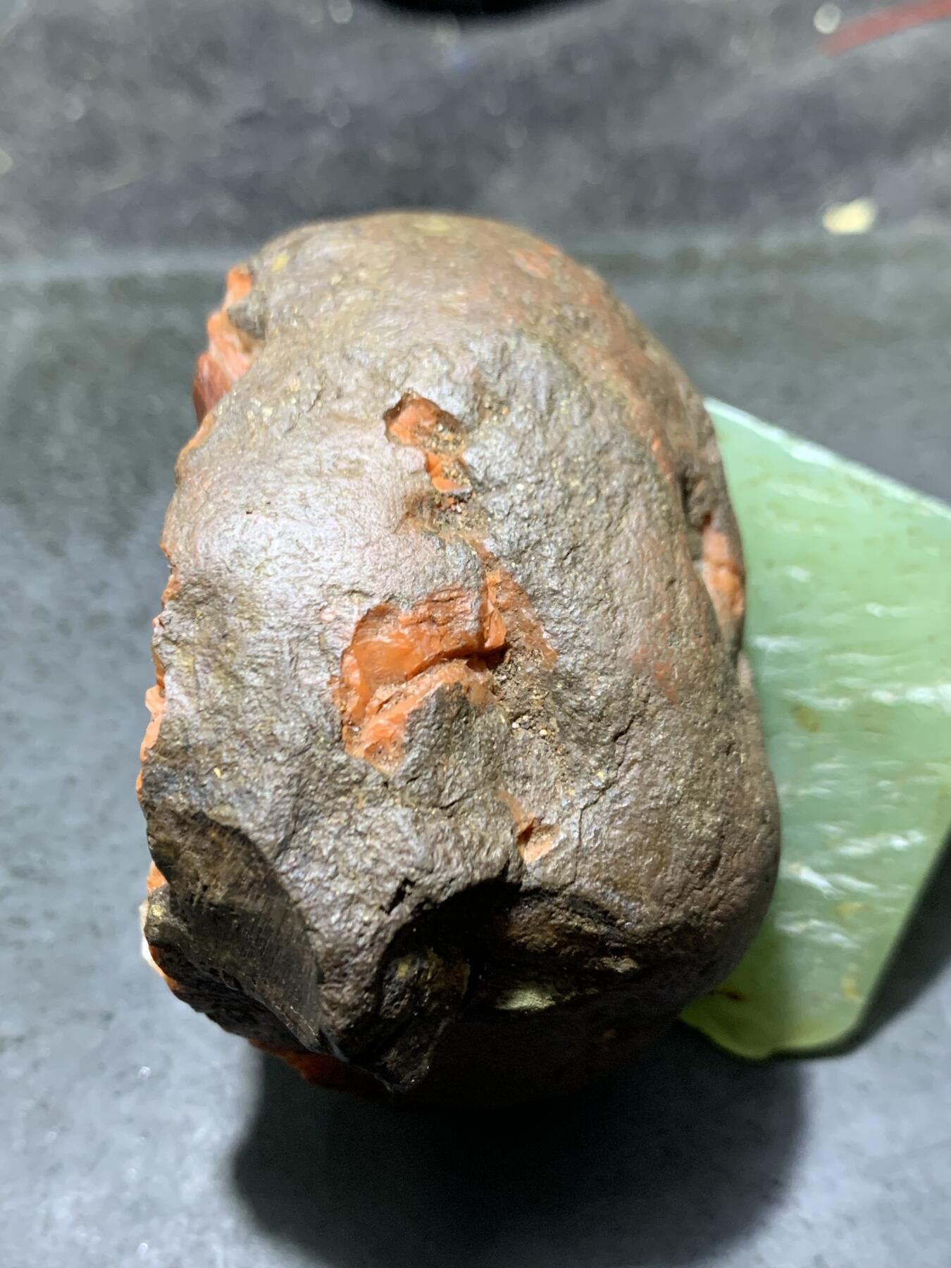 精美铁皮荔枝冻心原皮大开窗料南红玛瑙原石一颗