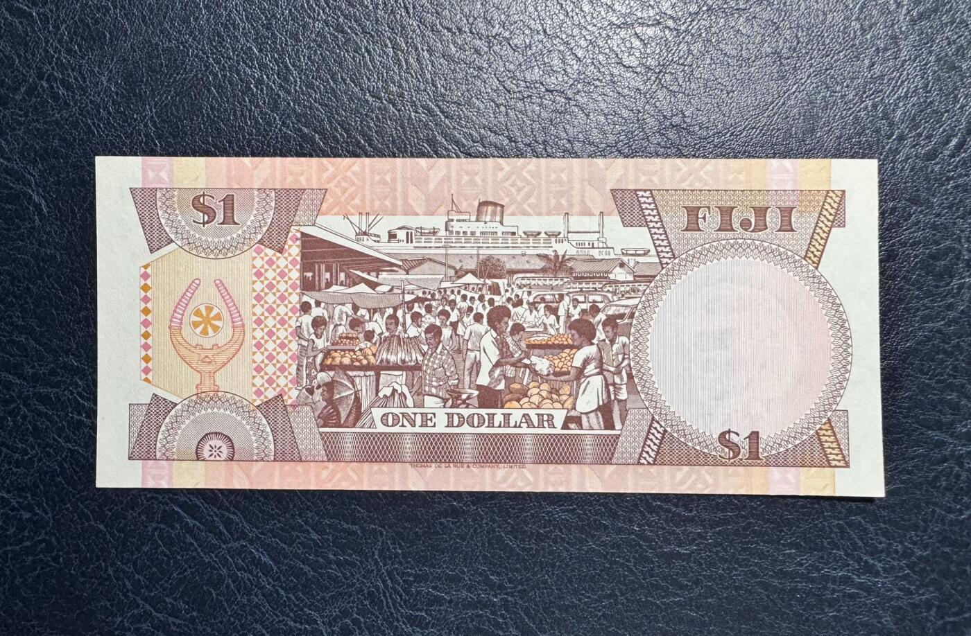 收藏联盟Quantum Auction 第377期拍卖  斐济1980年1元 品相UNC 初版