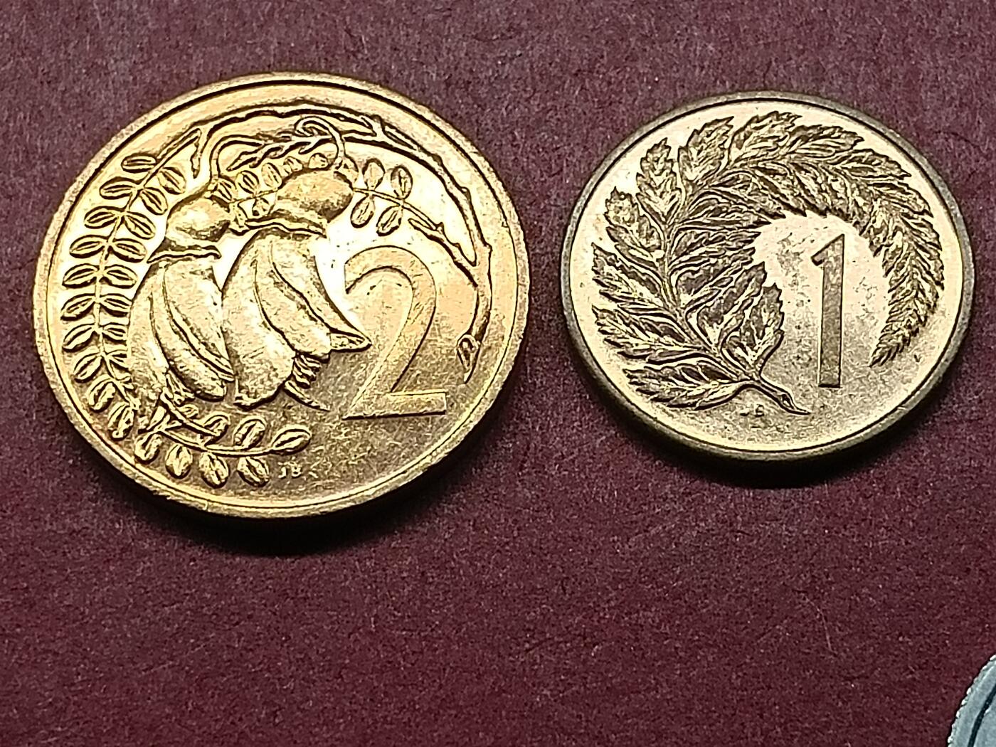 丝路打制币 新西兰一分二分