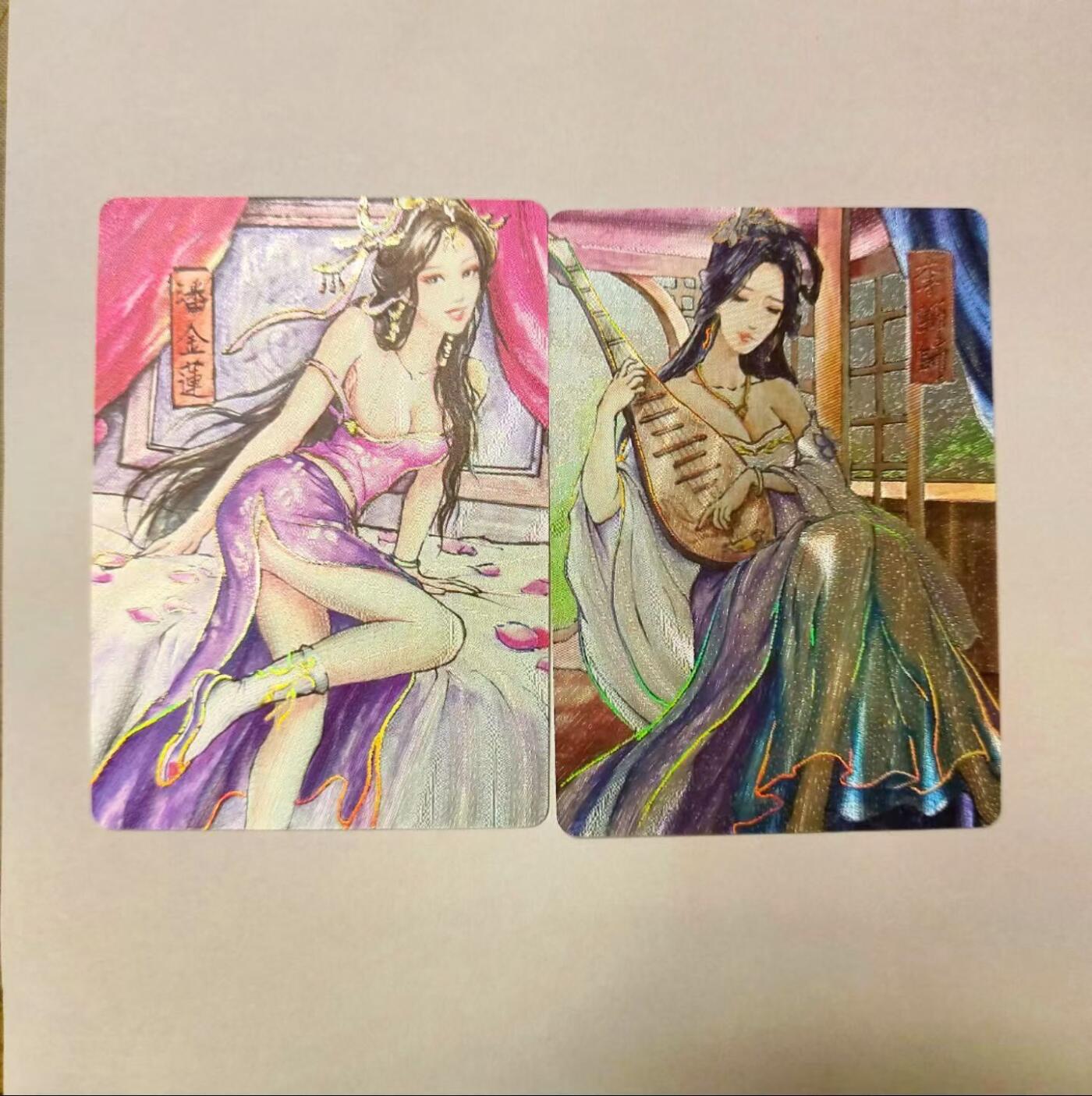 龙虎卡牌第IV场（本店因积压的寄存商品过多，故不再提供寄存服务） 冷粗对卡 鞠佳宁-李师师&潘金莲 百里特卡