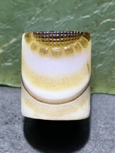 精品亚光一线药师玛瑙手工雕刻太阳花桶珠一颗 - 精品亚光一线药师玛瑙手工雕刻太阳花桶珠一颗