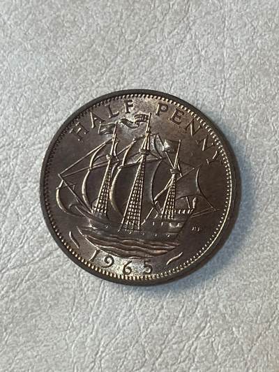 国外硬币拍卖 英国半便士