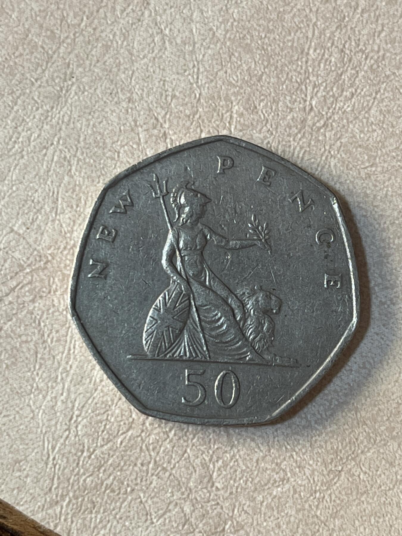国外硬币拍卖 英国大五十便士