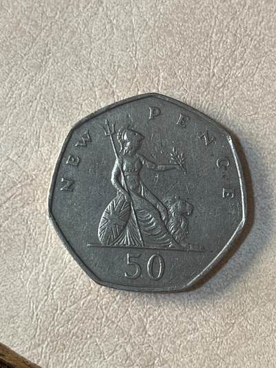 国外硬币拍卖 英国大五十便士